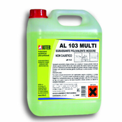 AL 103 MULTI - SGRASSANTE INODORE NON CAUSTICO E NON CORROSIVO - HACCP
