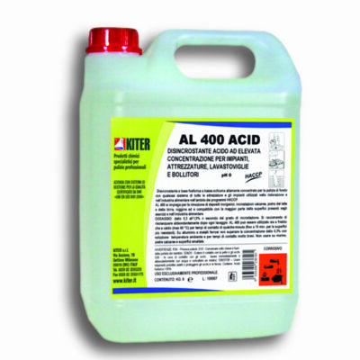 AL 400 ACID - DISINCROSTANTE ACIDO AD ELEVATA CONCENTRAZIONE - HACCP