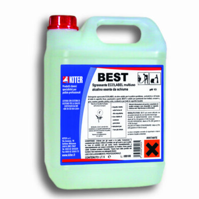BEST - SGRASSANTE MULTIUSO ALCALINO ECOLABEL ESENTE DA SCHIUMA