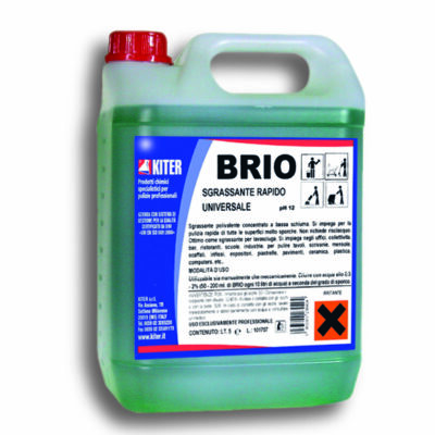 BRIO - SGRASSANTE POLIVALENTE CONCENTRATO SENZA RISCIACQUO