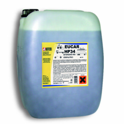 EUCAR HP 34 LT 20 - SGRASSANTE LIQUIDO CONCENTRATO A MEDIA ALCALINITA' PER PULIZIE GRAVOSE CON IDROPULITRICE