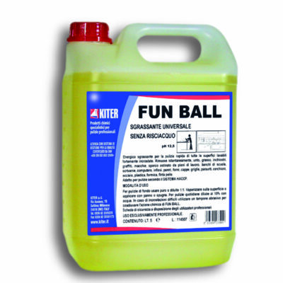 FUN BALL LT 5 - SGRASSANTE UNIVERSALE RAPIDO - HACCP
