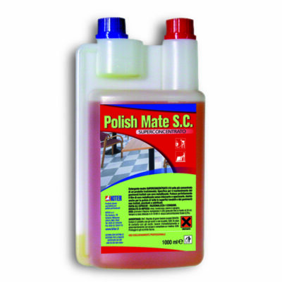 POLISH MATE S.C. LT. 1 - DETERGENTE SGRASSANTE SUPERCONCENTRATO PER LA MANUTENZIONE DI PAVIMENTI PROTETTI, VETRIFICATI O PIOMBATI