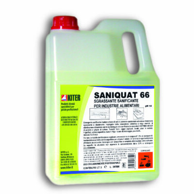SANIQUAT 66 - SANIFICANTE CON AZIONE SGRASSANTE PER AMBIENTI ALIMENTARI - HACCP