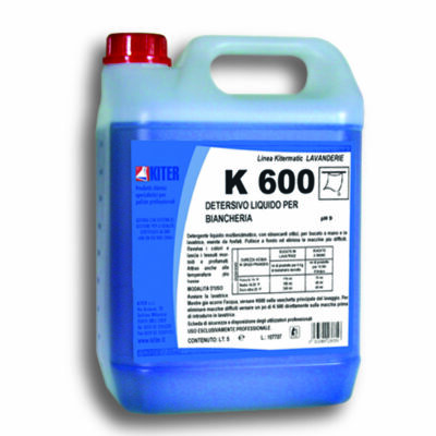 K 600 - DETERGENTE LIQUIDO MULTI ENZIMATICO PER BUCATO A MANO E IN LAVATRICE